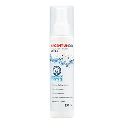 Image of COLLOIDAL SILVER 25ppm SPRAY 150ml Argentum