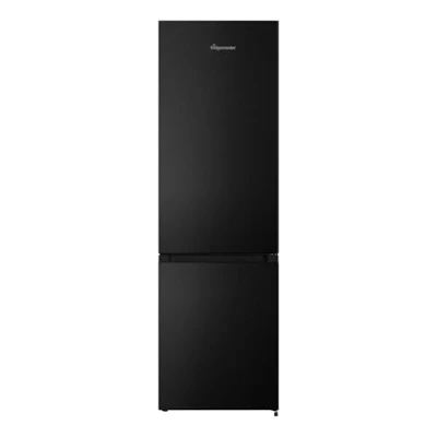 Image of Fridgemaster MC55265EB 55cm Freestanding 269 litre 70/30 Fridge Freezer LED Lighting 4 Star Rating Black E Rated, H180 x W55 D55.8 (cm)
