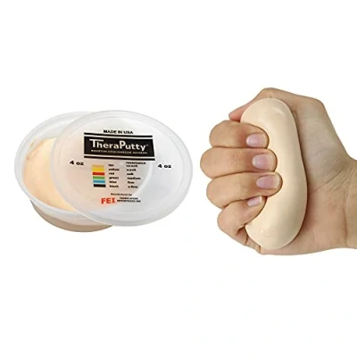 Image of Cando TheraPutty Therapeutic modelling clay 3 oz beige (very very light)