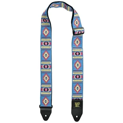 Image of Ernie Ball Sedona Blue Jaccquard Strap