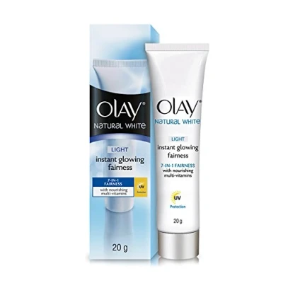 Image of Olay Natural White Light Instant Glowing Fairness (Uv Protection) 20 Gm By Dodo Store