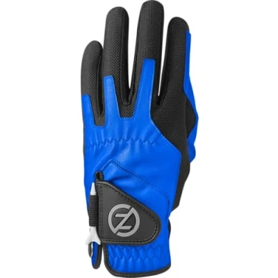 Image of Zero Friction Golf 2019 Compression Fit Technology Men&#039;s Right Hand Performance Gloves, One Size, Blue