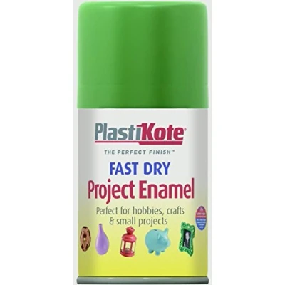 Image of Plasti Kote Fast Dry Enamel 100ml Aerosol Garden Green by