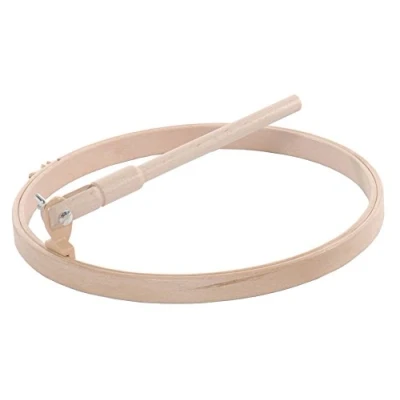 Image of Elbesee 25 cm Wood Hoop &amp; Stalk 10&quot;, Brown, 27 x 28 6