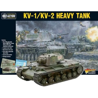 Image of Warlord Games KV1/2 Heavy Tank 1:56 / 28mm Plastic Scale Model for Bolt Action Highly Detailed World War 2 Miniatures Table top Wargaming