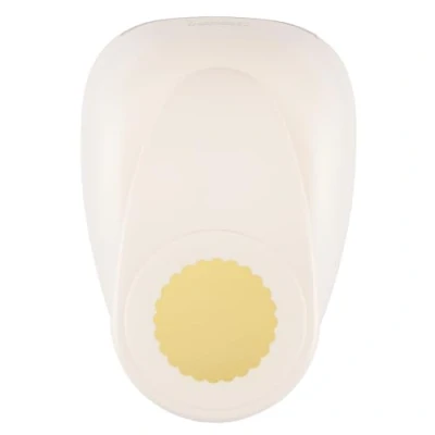 Image of Vaessen Creative Craft Paper Punch Scalloped Circle Ø 7,6 cm Cutter for Crafting and Card Making