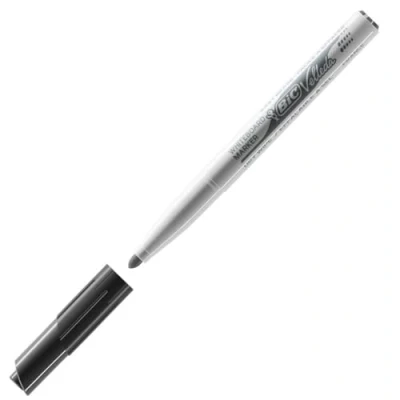 Image of Bic Velleda Whiteboard Marker 1741, 2.0 mm, Black, 1199174109