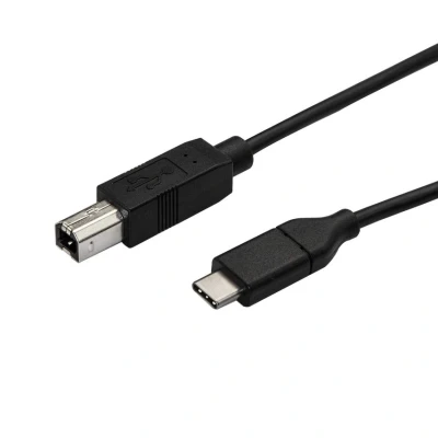 Image of StarTech.com USB C to B Printer Cable 10 ft / 3m Type (USB2CB3M), Black