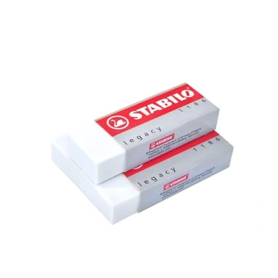 Image of Eraser STABILO Legacy 1186 Pack of 3 White