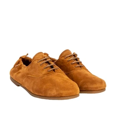 Image of El Naturalista Women&#039;s N5537 Crochet Moccasin, Toffee, 3 UK