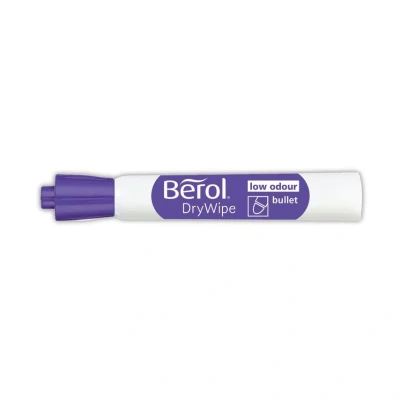 Image of Berol DryWipe Whiteboard Marker Pens Bullet Tip Assorted Colours Low Odour Ink 96 Dry Erase Markers