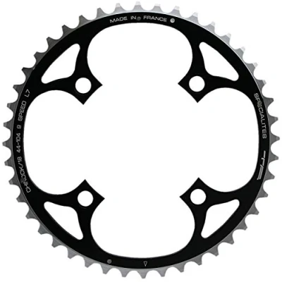 Image of Spécialités TA Chinook 8/9 Speed Outer Chainring, Black, 42T