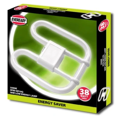 Image of Eveready 0280 038835ue 38W 4 PIN Energy Saver 2D LAMP, 38 W