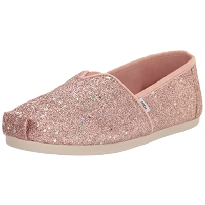Image of TOMS Women&#039;s Alpargata Loafer Flat, Pink, 4 UK