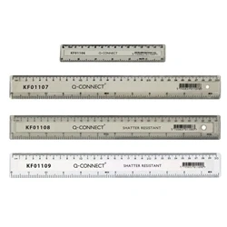Image of 6&#039; Plastic Clear Ruler you get 5