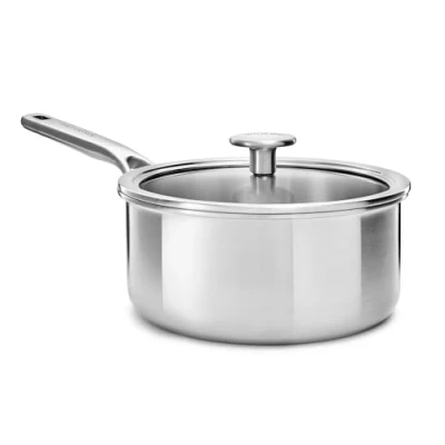 Image of KitchenAid Saucepan Multi Ply Stainless Steel ø 20 cm / 3.1 Liter