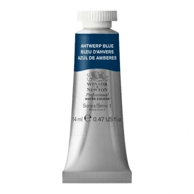 Image of Winsor &amp; Newton 14 ml Tube Professional Water Colour Paint, Antwerp Blue