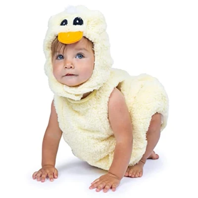 Image of Dress Up America Cute Little Baby Duck Costume, 0 6 Months (Weight 8 15 Lb, Height 17 24 Inch),