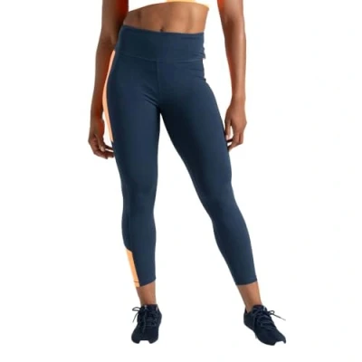 Image of Dare 2b Women&#039;s Move II Leggings with Sweat Wicking, Squat Proof Yoga Fitness Tights for Ladies Orange