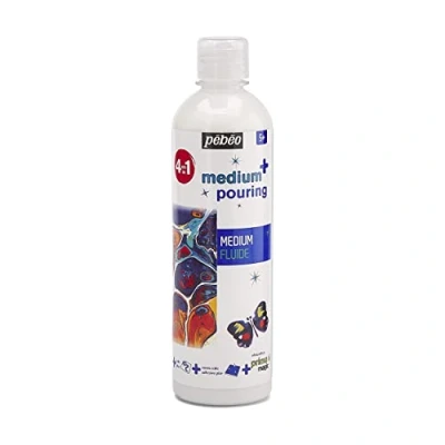 Image of PEBEO Schools CE Marked Pouring Medium 500ML, White, 500 ml (Pack of 1)
