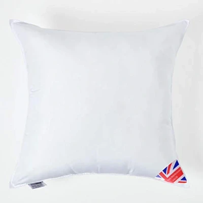 Image of HOMESCAPES Luxury Super Microfibre Cushion Inserts 90cm x (36 36) Perfect Bounce Back and Soft Cover, Generously Filled Inner Pads Hypoallergenic Filler, Handmade, Machine Washable