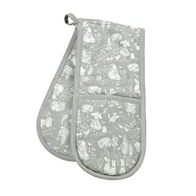 Image of Eddingtons Peter Rabbit Classic Double Oven Glove Grey