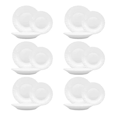 Image of Rocco Bormioli Prima 18 Piece Tableware Set, Oval, White