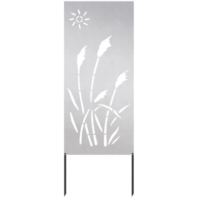 Image of vidaXL Silver 50 x 140 cm Stainless steel