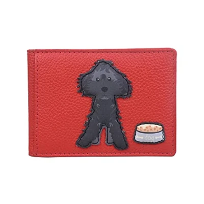 Image of Mala Leather Bertie Cockapoo ID/Card Holder 677 83 (Red)