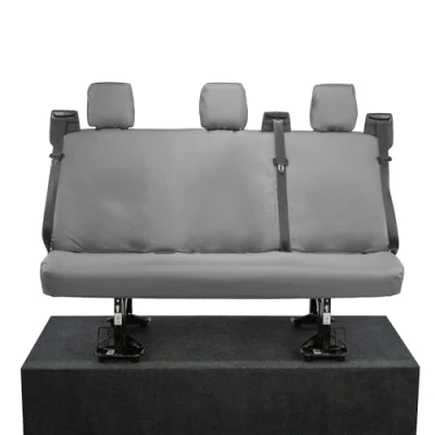 Image of UK Custom Covers Fits Ford Transit DCIV (2013 2023) Tailored Rear Seat (Grey) SC131G