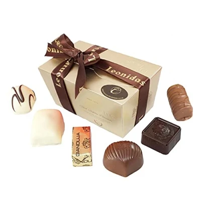 Image of Birthday Luxury Chocolate Gifts, 14 Assorted Leonidas Belgian Chocolates in Gift Box