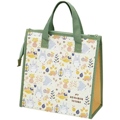 Image of SKATER FBC1 ASkater My Neighbor Totoro Thermal Insulated Lunch Bag with Zip Closure Foraging