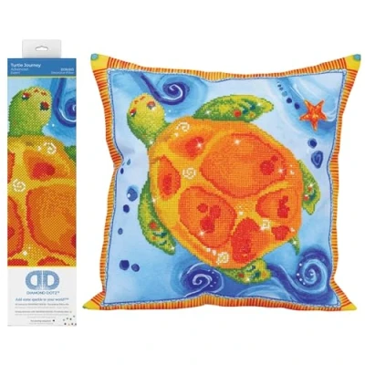 Image of DIAMOND DOTZ Painting, Beginner Kit, Turtle Journey, 45x45cm