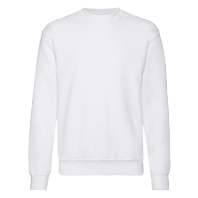 Image of Fruit of the Loom Men&#039;s 62 202 0 Pullover Sweater, White, XL