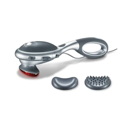 Image of Beurer MG70 infrared Tapping Massager with removable handle, Percussion massage for your back, neck, arms and legs, Optional heat, Detachable 2 attachments, intensities