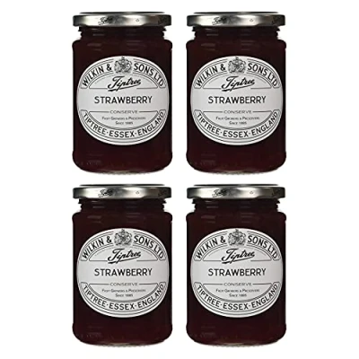 Image of Tiptree Strawberry Conserve 340g X 4 (Pack of 4)