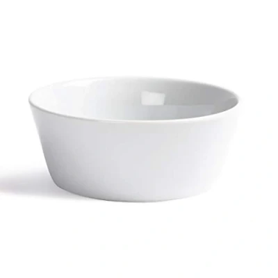 Image of Olympia Whiteware Sloping Edge Bowls 150mm Porcelain Kitchen Dish 12pc