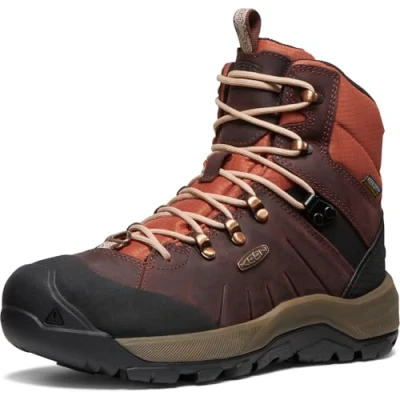 Image of KEEN Women&#039;s Revel 4 Mid Polar Snow Boots, Andorra/Safari, 5 UK