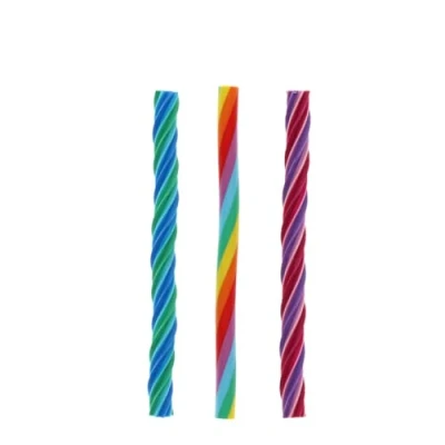 Image of Twisted Rainbow Erasers (Set of 3)