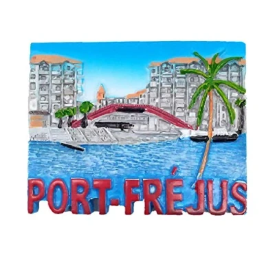 Image of Frejus Provence Alpes Cote d&#039;Azur France 3D Fridge Magnet Souvenir Gift Collection,Home &amp; kitchen Decoration Magnetic Sticker Refrigerator