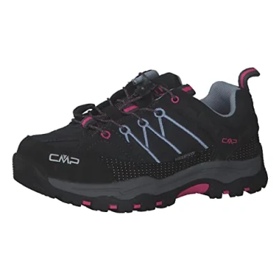 Image of CMP Kids Rigel Low Trekking Shoes WP, Rise Hiking Kids, Titanium Skyway, 14 UK