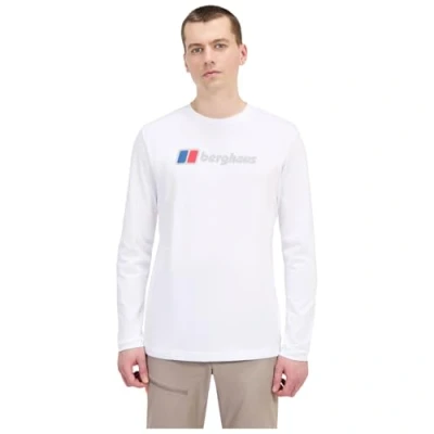Image of Berghaus Men&#039;s Big Logo T Shirt, Pure White, 2XL