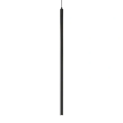 Image of Ultrathin LED 1 Light Ceiling Pendant Black