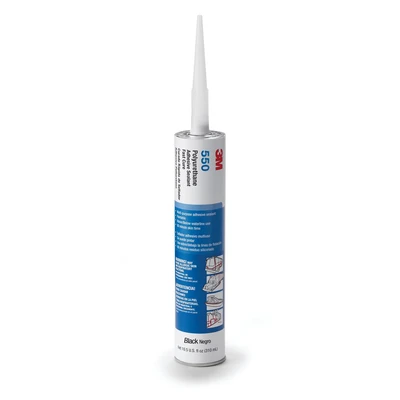 Image of 3M Polyurethane Adhesive Sealant Fast Cure 550, Black, 310 ml