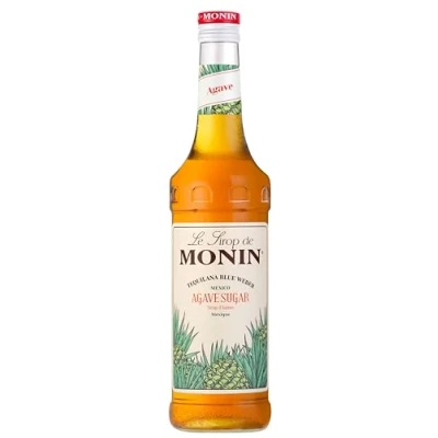Image of MONIN Premium Agave Syrup 700 ml for Cocktails and Mocktails. Vegan Friendly, Allergen Free, 100% Natural Flavours Colourings. Sugar