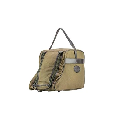 Image of JACK PYKE Heavy Duty Cotton Canvas Walking Boot Storage Bag Green