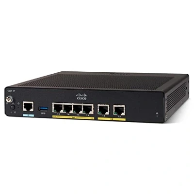 Image of Integrated Services Router 921, GigE, 4 Port Switch, 1 GB, 2 GB SSD