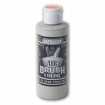 Image of Jacquard Sneaker Series Airbrush Color, Artist grade Fluid Acrylic Paint, Use on Multiple Surfaces, 4 Ounces, Concrete Grey