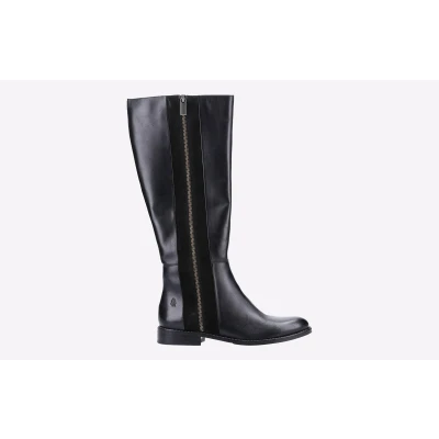 Image of Hush Puppies Women&#039;s Faith Knee High Boot, Black, 4 UK