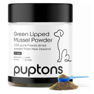 Image of Puptons 100% Pure Green Lipped Mussel Powder for Dogs (500g)